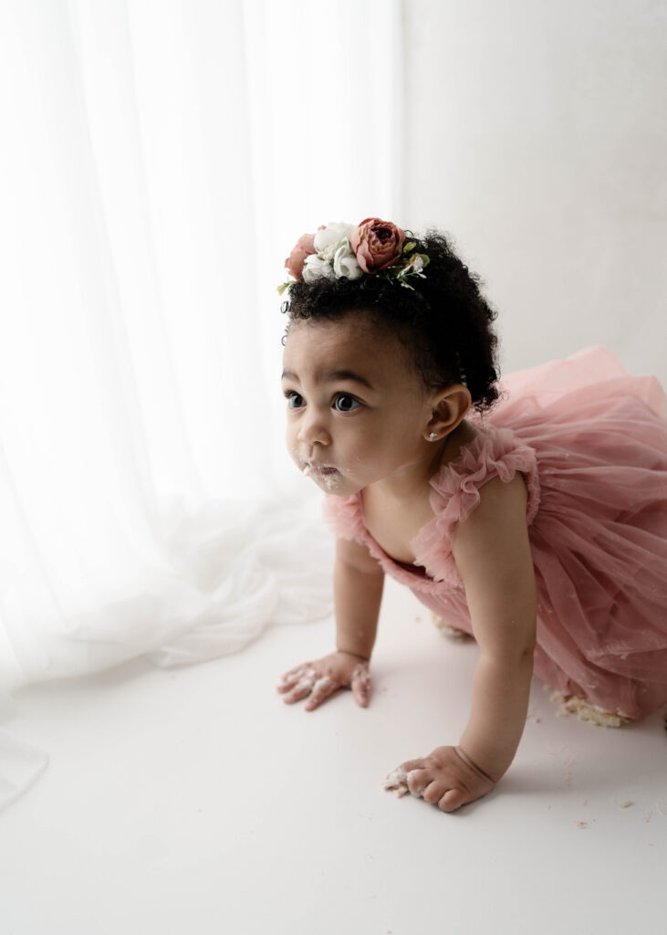     Sun Prairie WI cake smash photographer