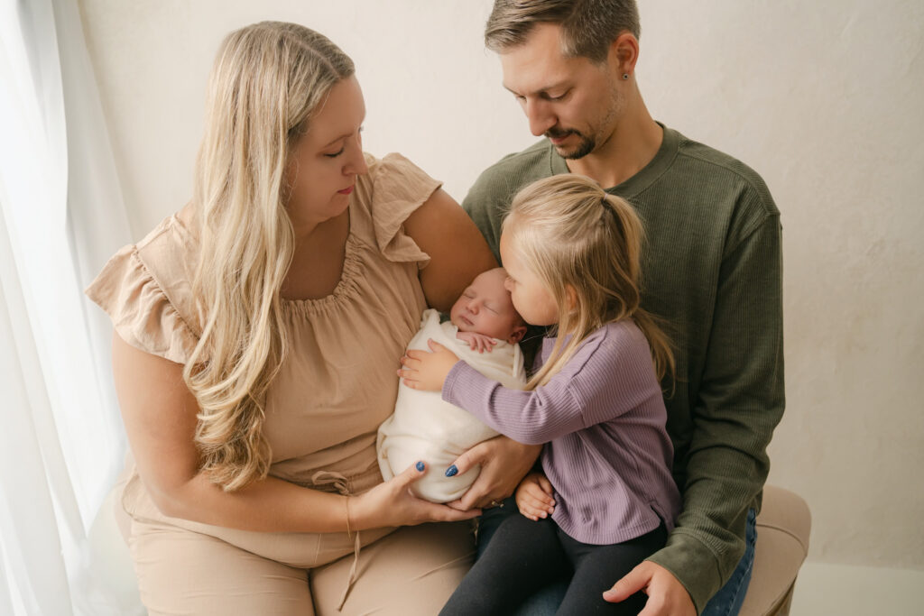 Newborn photography session near Madison, WI